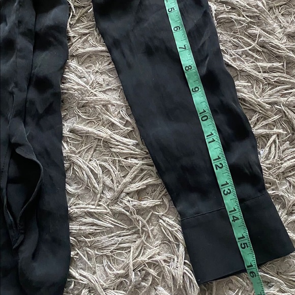 Womens Vince 100%  silk Split Neck Long Sleeve Blouse - Picture 6 of 6